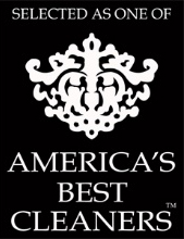 Selected as One of America's Best Cleaners Platinum Dry Cleaners