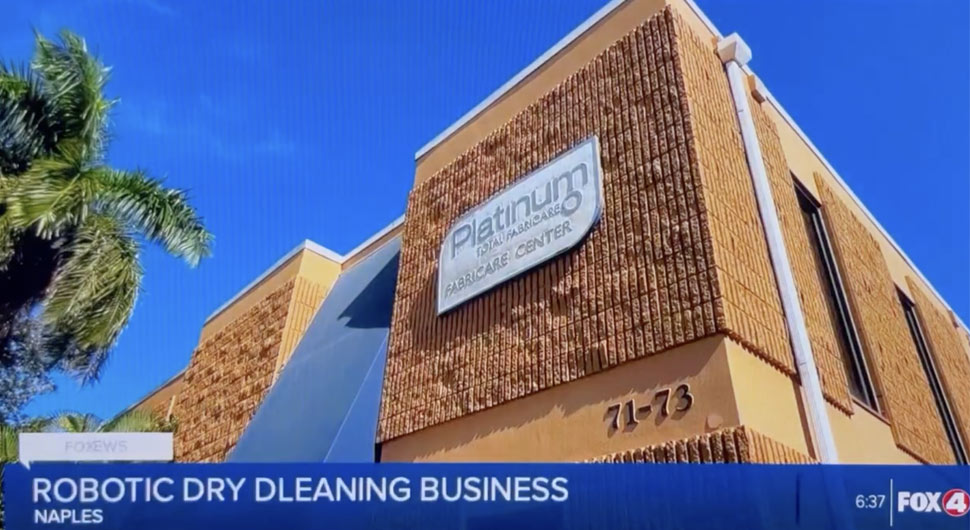 Platinum Dry Cleaners featured on FOX Channel 4 news